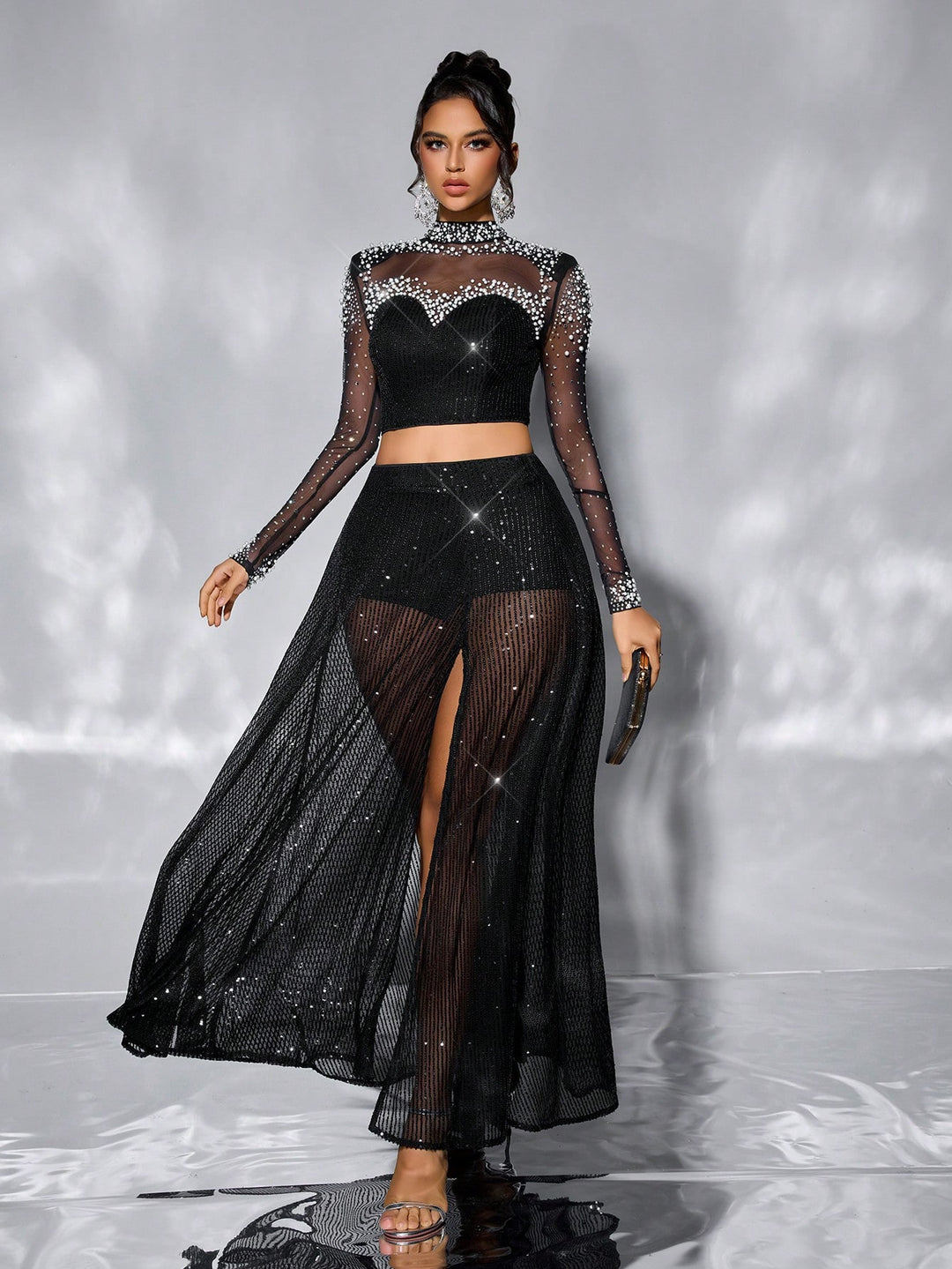 Set de rochie SHEIN, negru