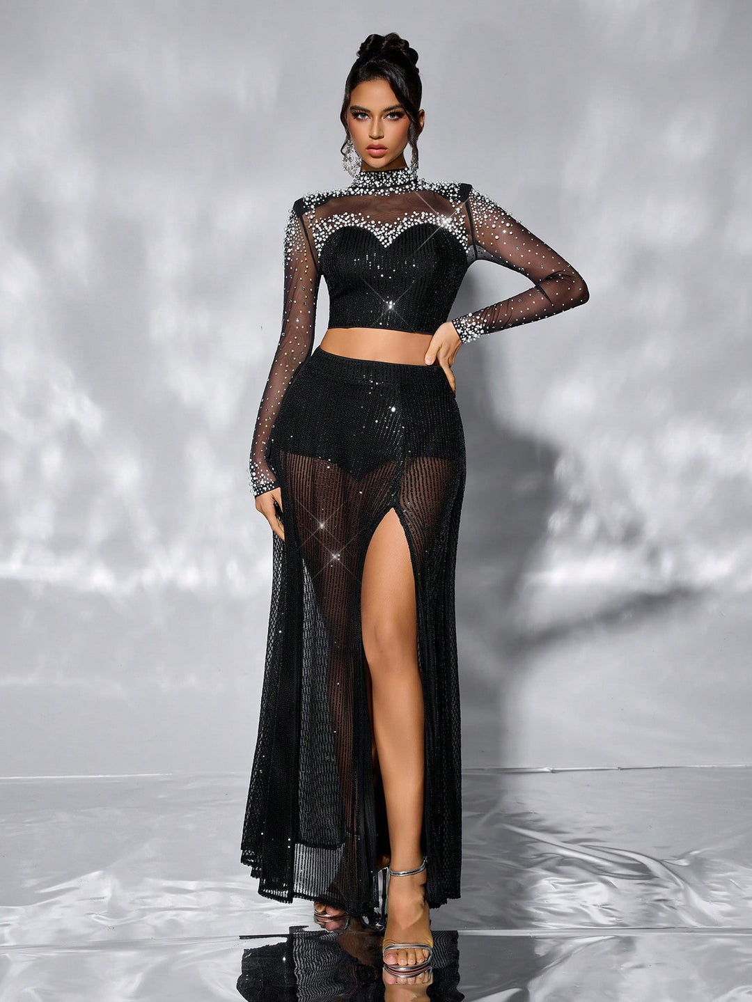 Set de rochie SHEIN, negru