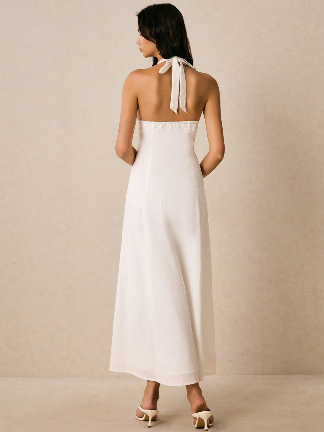 Rochie maxi SHEIN, alb