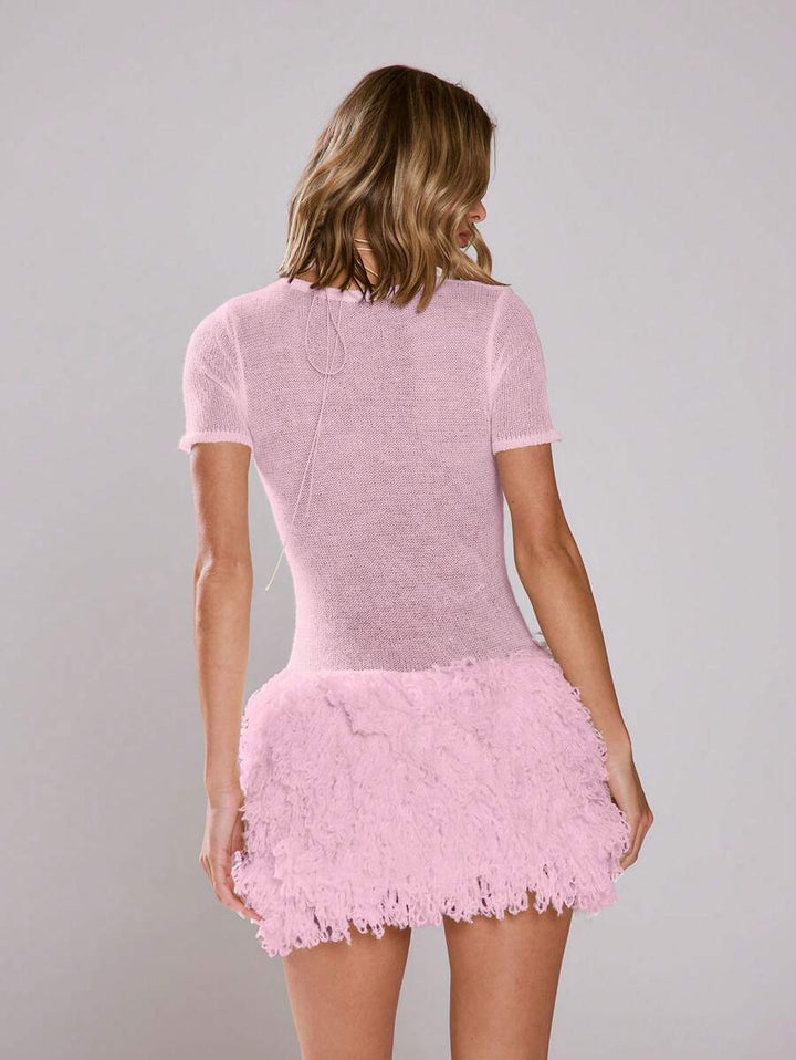 Rochie mini SHEIN, roz