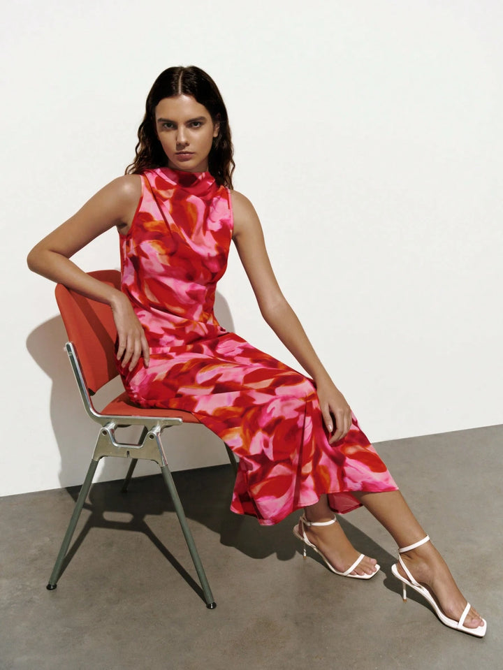 Rochie midi SHEIN, mix culori