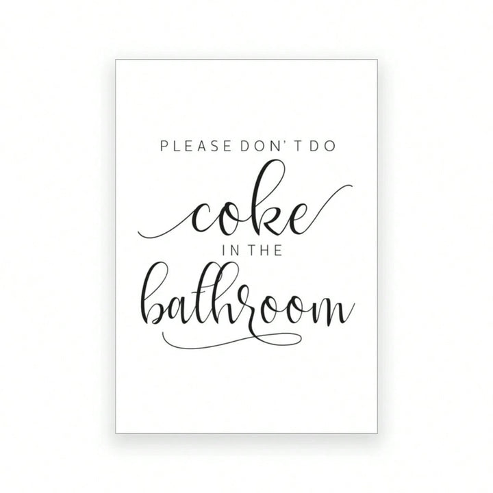 Poster de baie SHEIN, mix culori