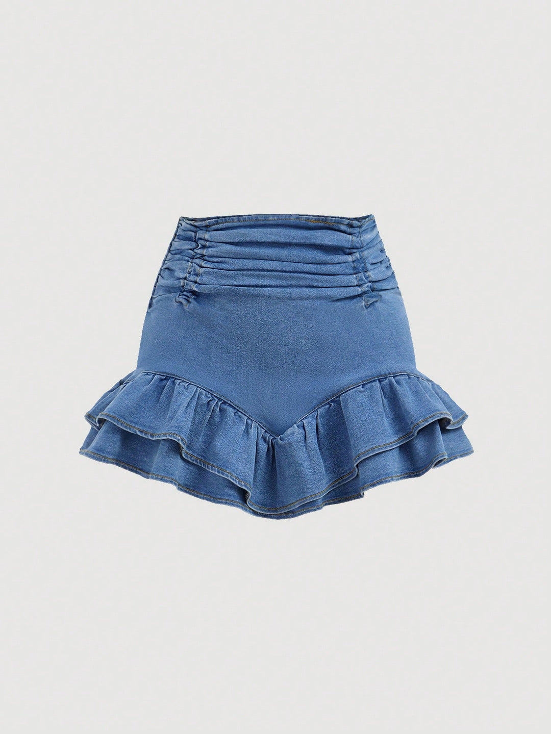 SHEIN farmer miniszoknya, kék