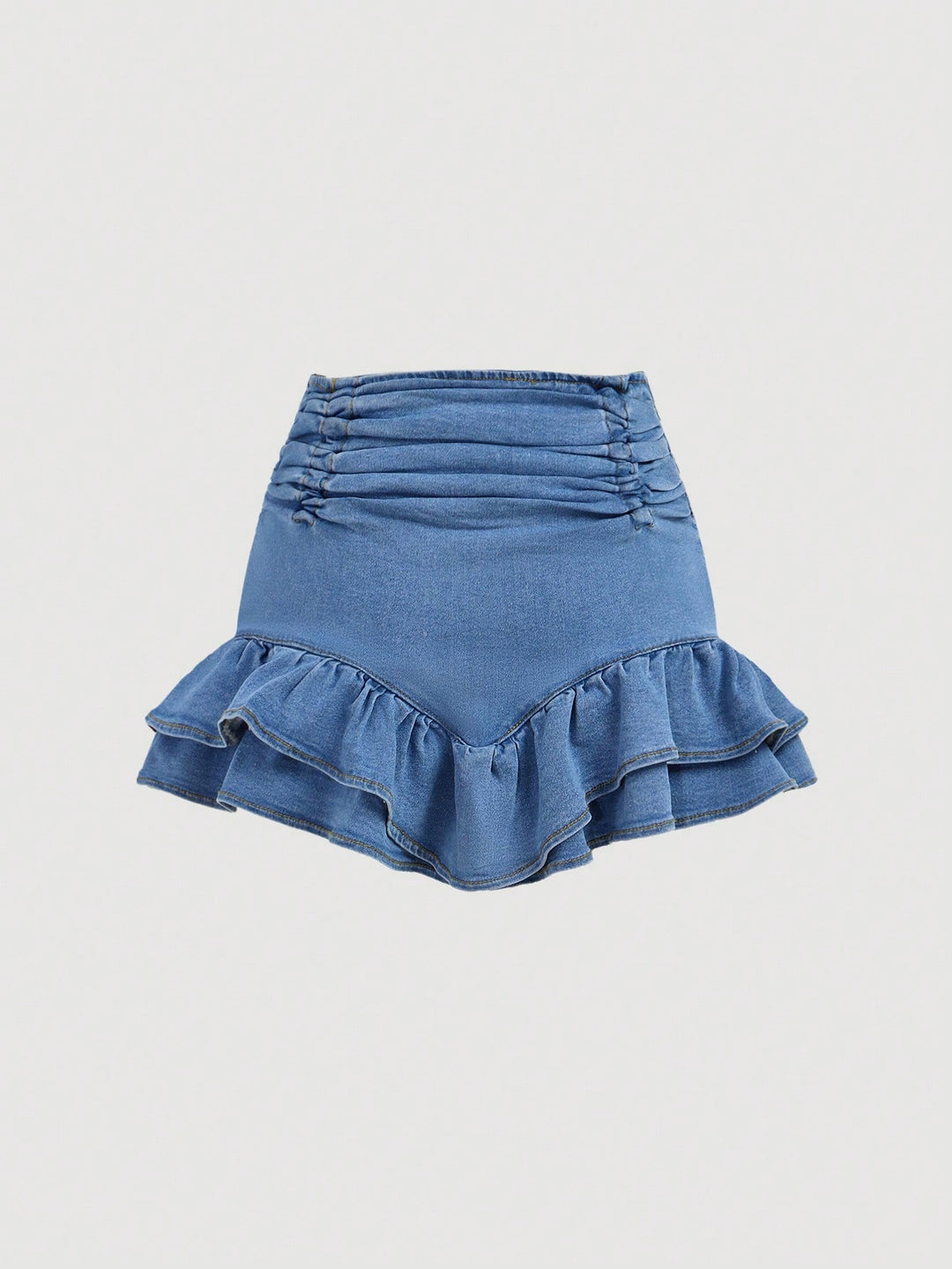 SHEIN farmer miniszoknya, kék