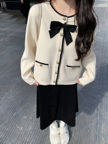 Cardigan SHEIN, crem
