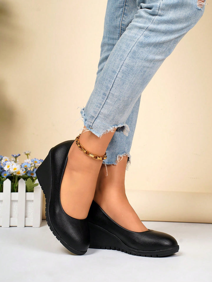 Pantofi SHEIN, fekete