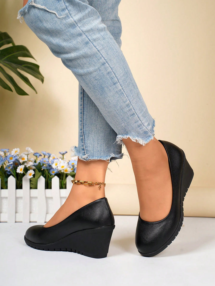 Pantofi SHEIN, fekete