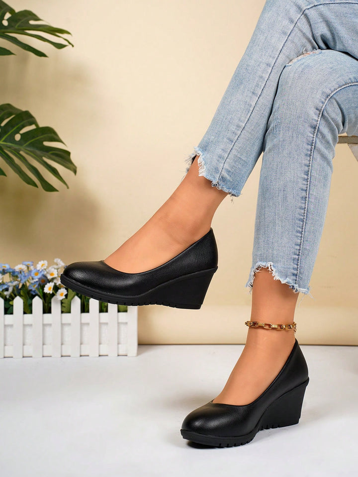 Pantofi SHEIN, fekete