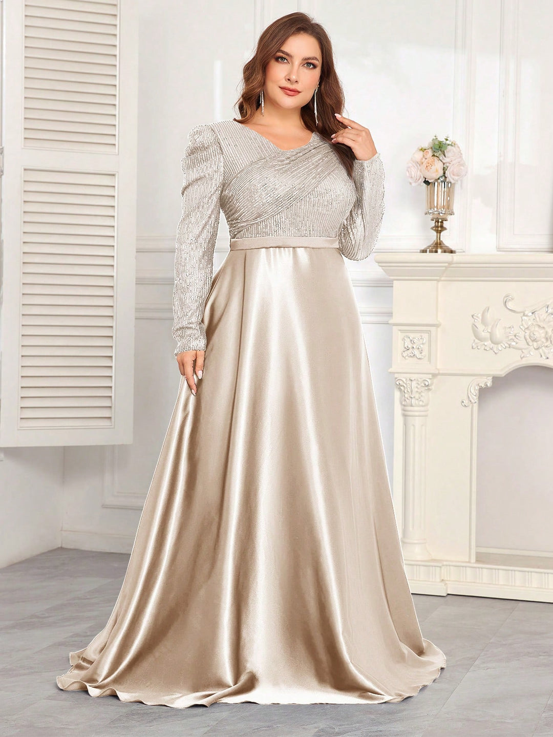 Rochie SHEIN, auriu