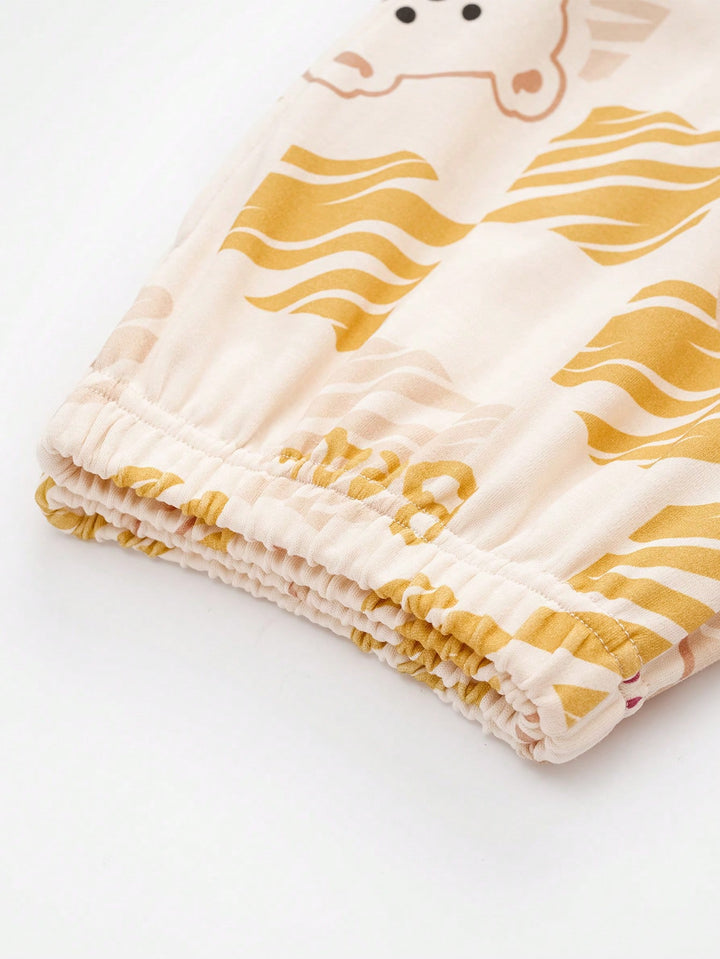 Compleu pijamale SHEIN, galben