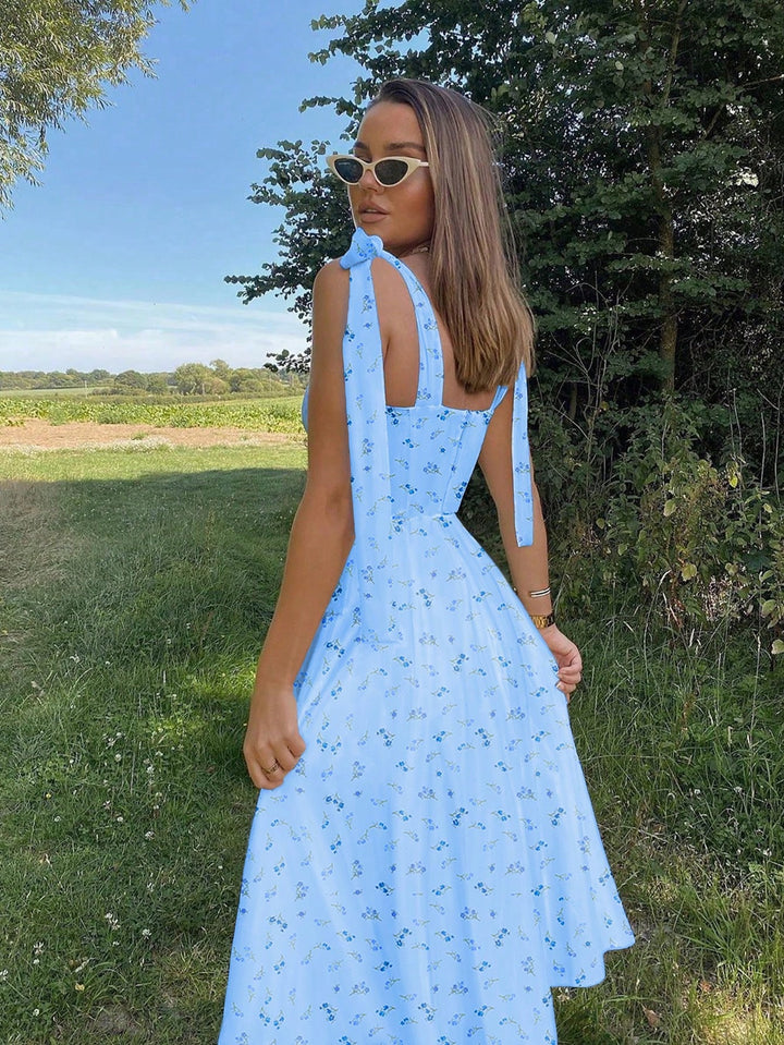 Rochie midi SHEIN, albastru