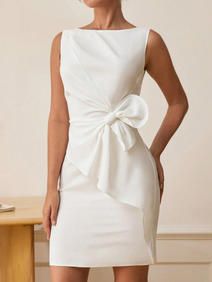 Rochie midi SHEIN, alb