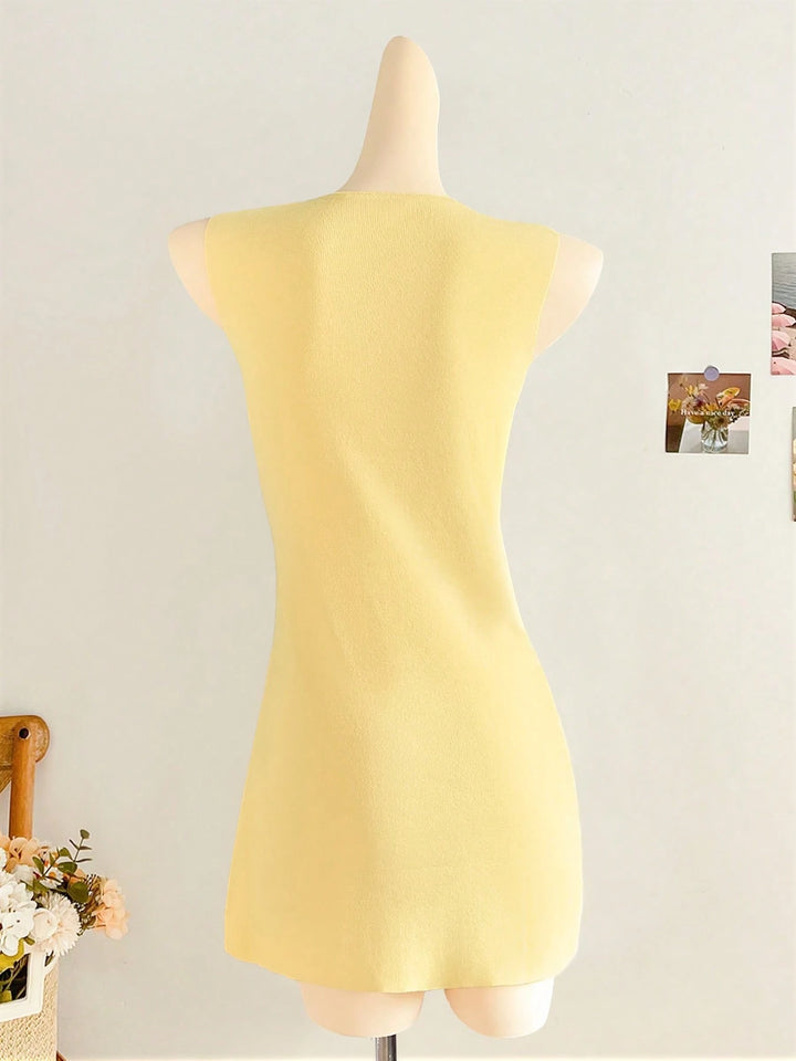 Rochie mini SHEIN, galben