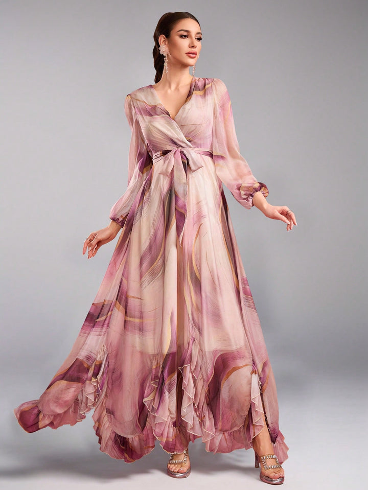 Rochie maxi SHEIN, mix culori
