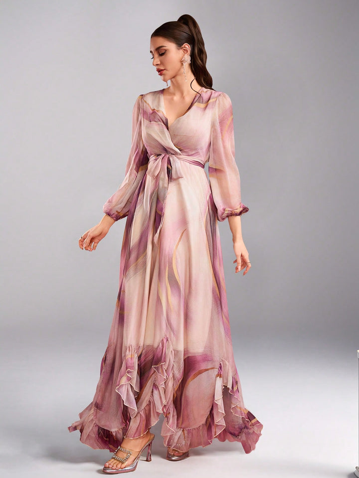 Rochie maxi SHEIN, mix culori