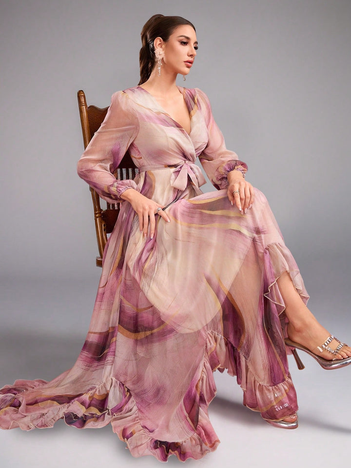 Rochie maxi SHEIN, mix culori