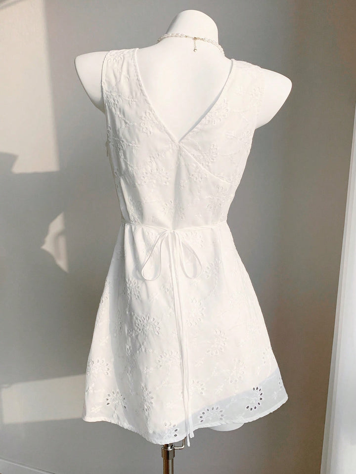 Rochie mini SHEIN, alb
