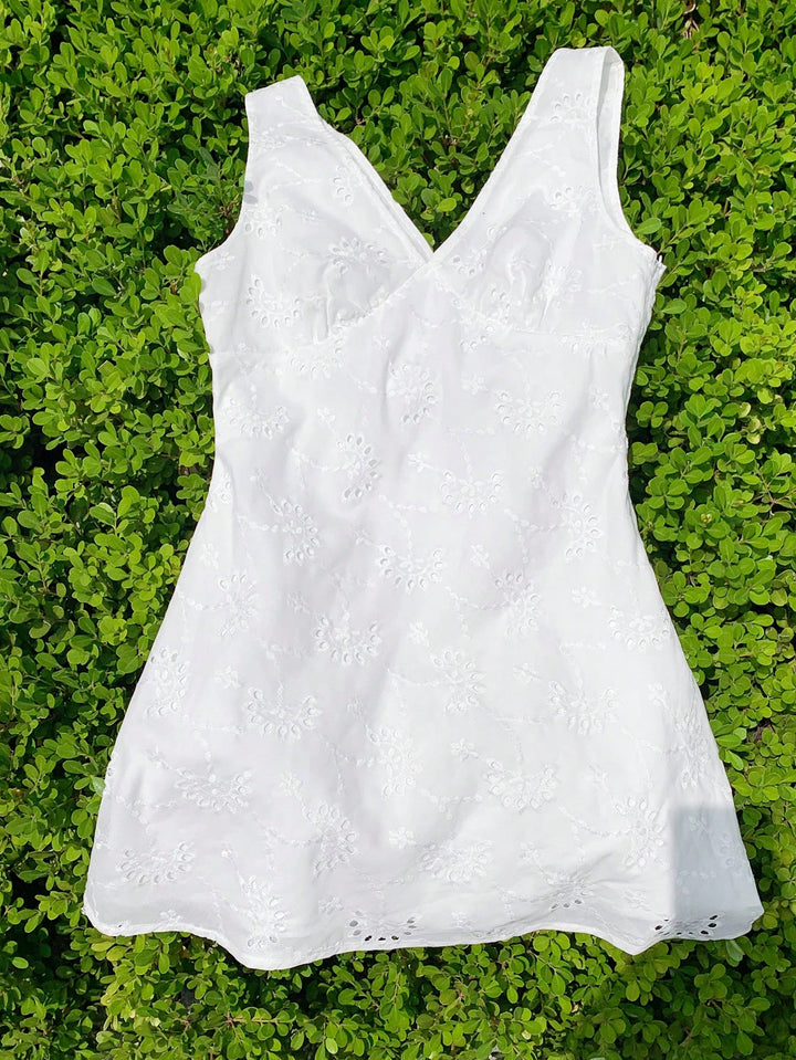 Rochie mini SHEIN, alb