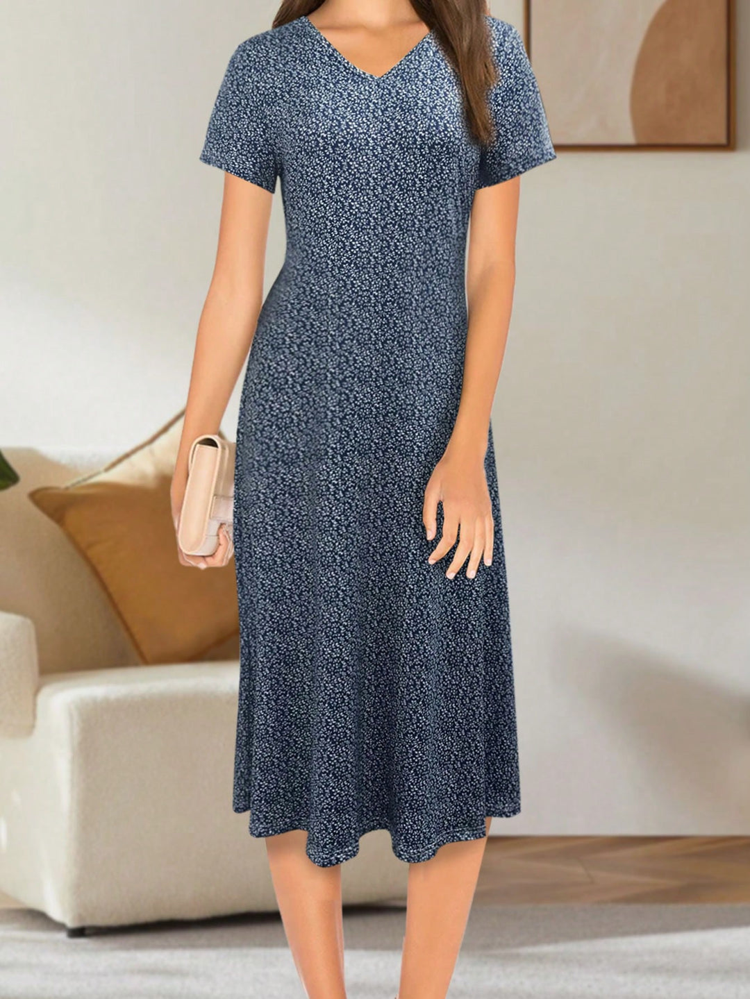 Rochie maxi SHEIN, albastru