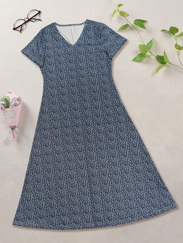 Rochie maxi SHEIN, albastru