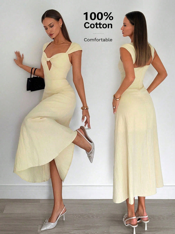 Rochie maxi SHEIN, portocaliu