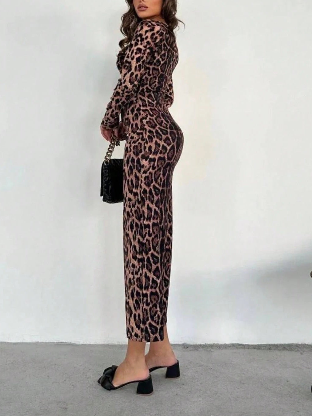 Rochie maxi Shein, mix culori