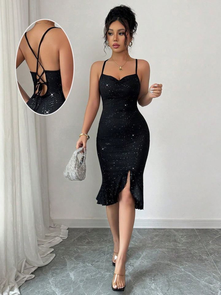 Rochie midi SHEIN, negru