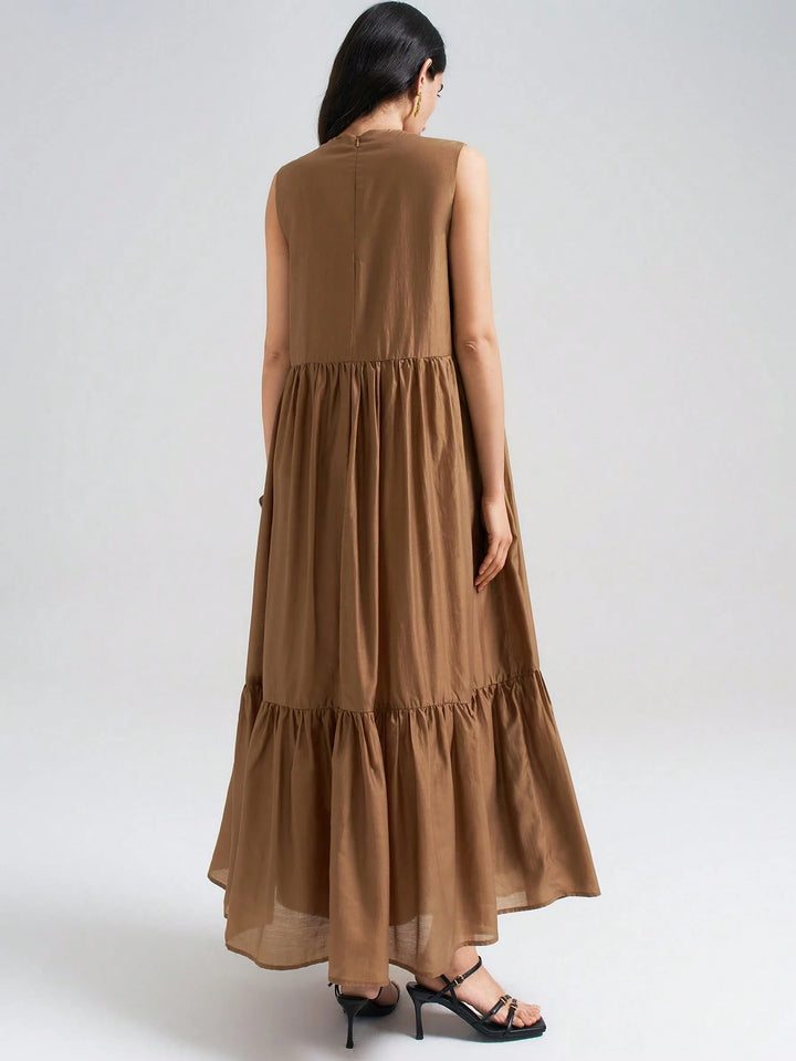 SHEIN Maxi ruha, barna