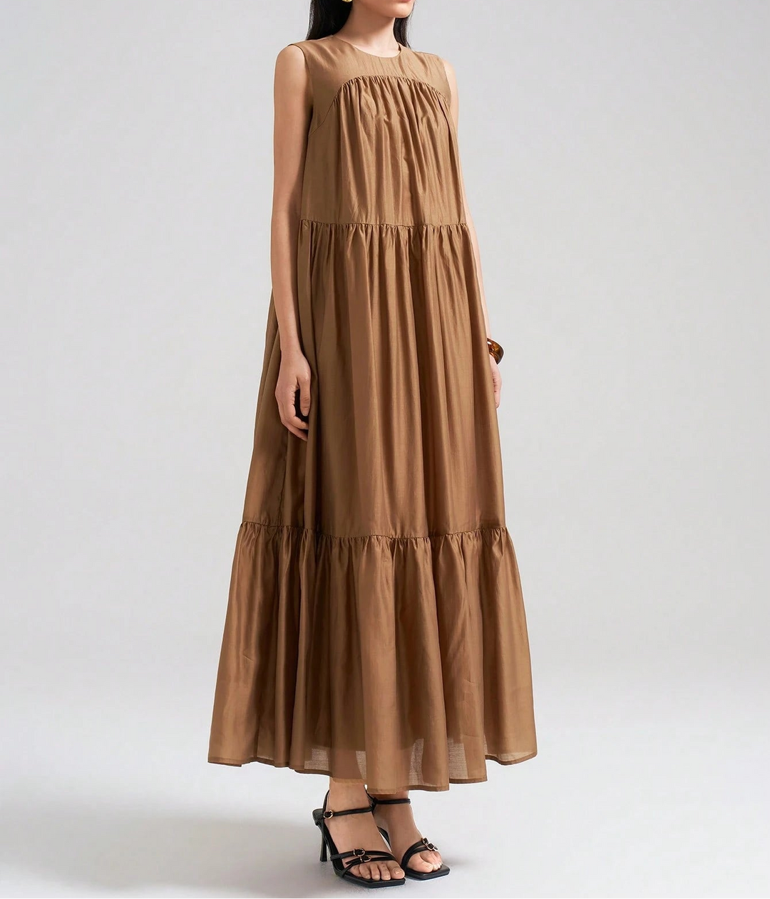 SHEIN Maxi ruha, barna