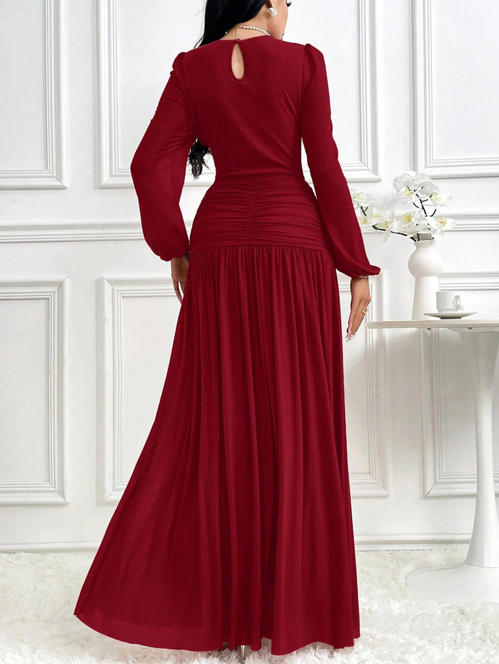 Rochie maxi SHEIN, vișiniu