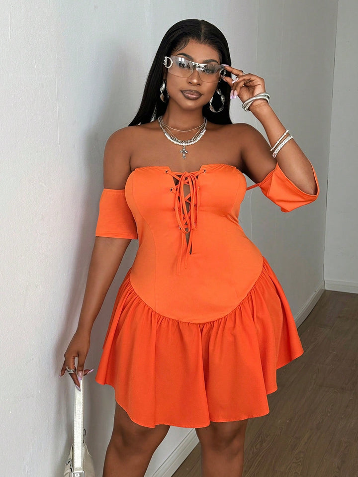 Rochie SHEIN, portocaliu