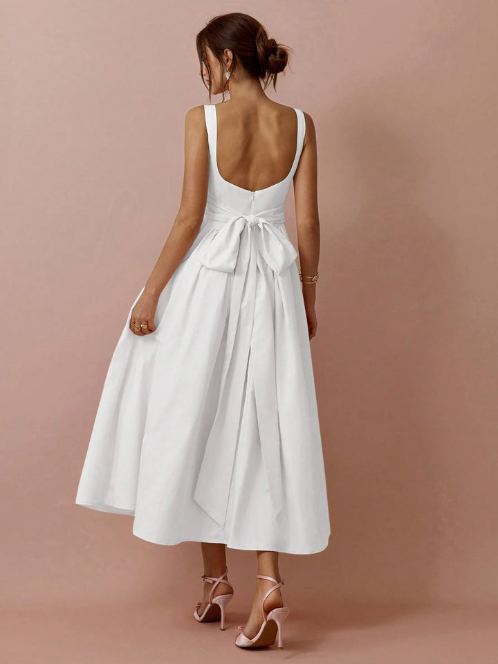 SHEIN maxi ruha, fehér