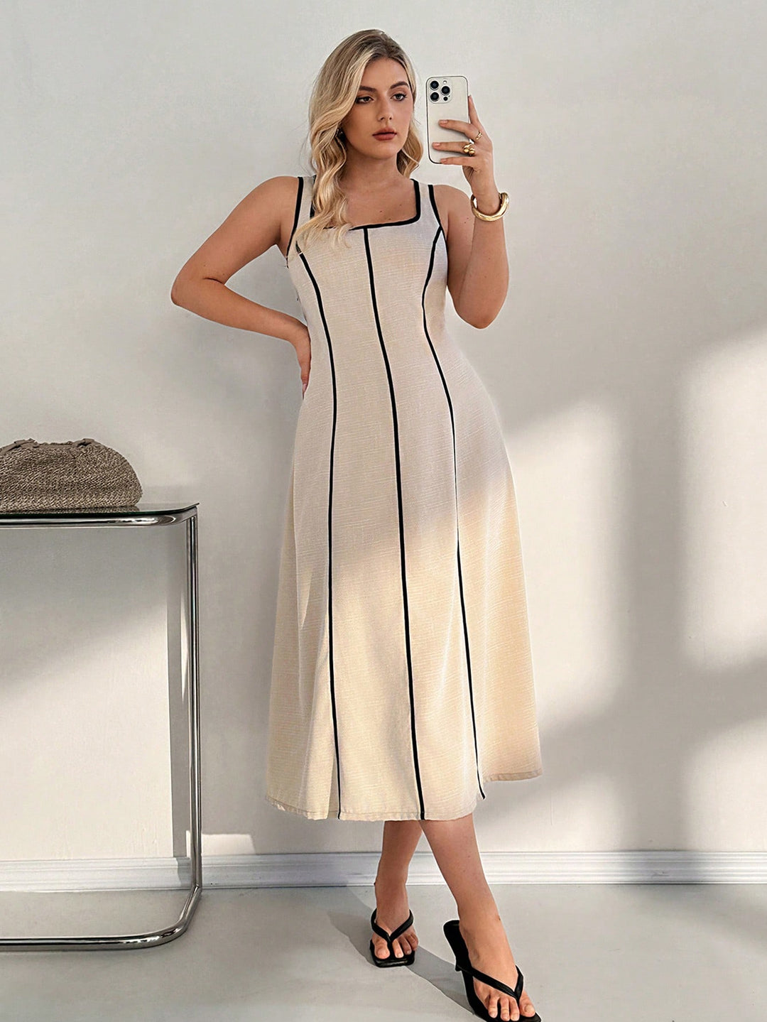 Rochie SHEIN, kaki