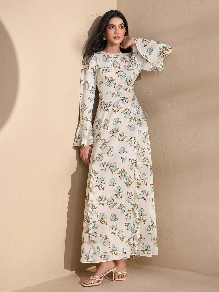 Rochie maxi SHEIN, alb