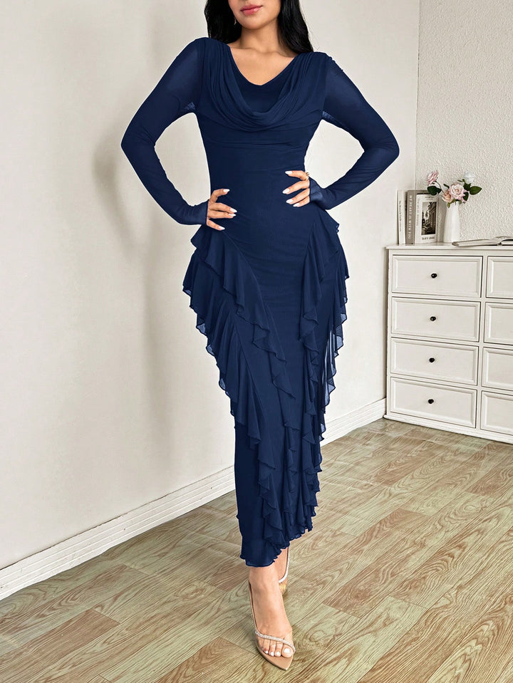 Rochie maxi SHEIN, albastru