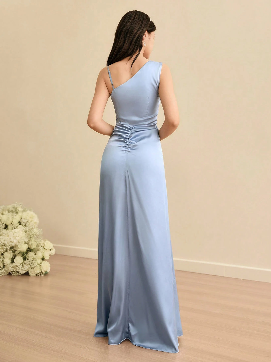 SHEIN maxi ruha, kék