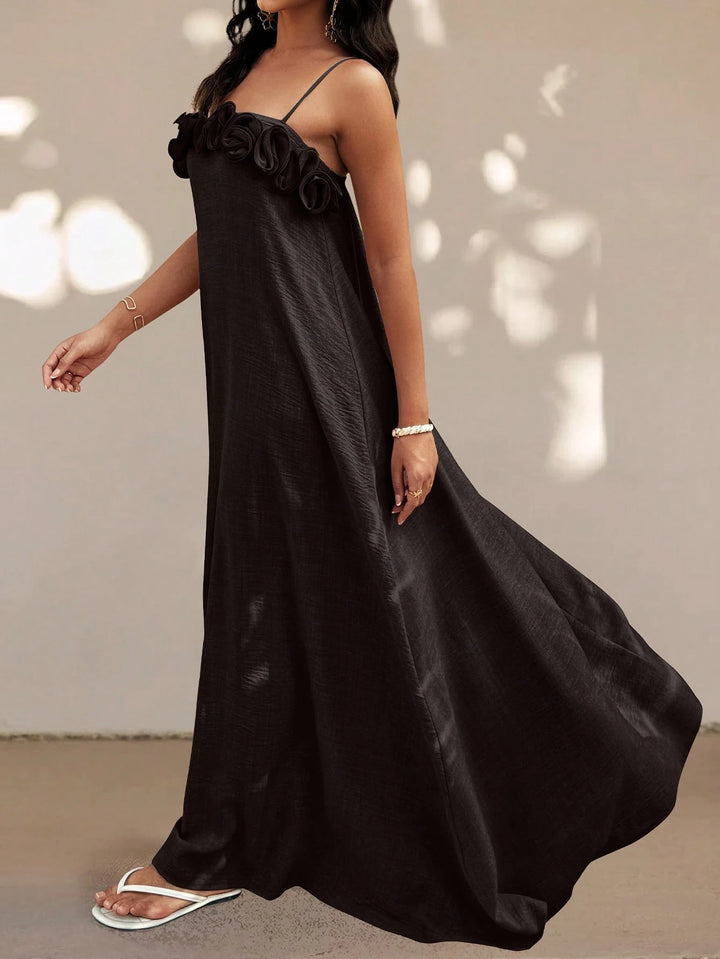 SHEIN maxi dress, brown