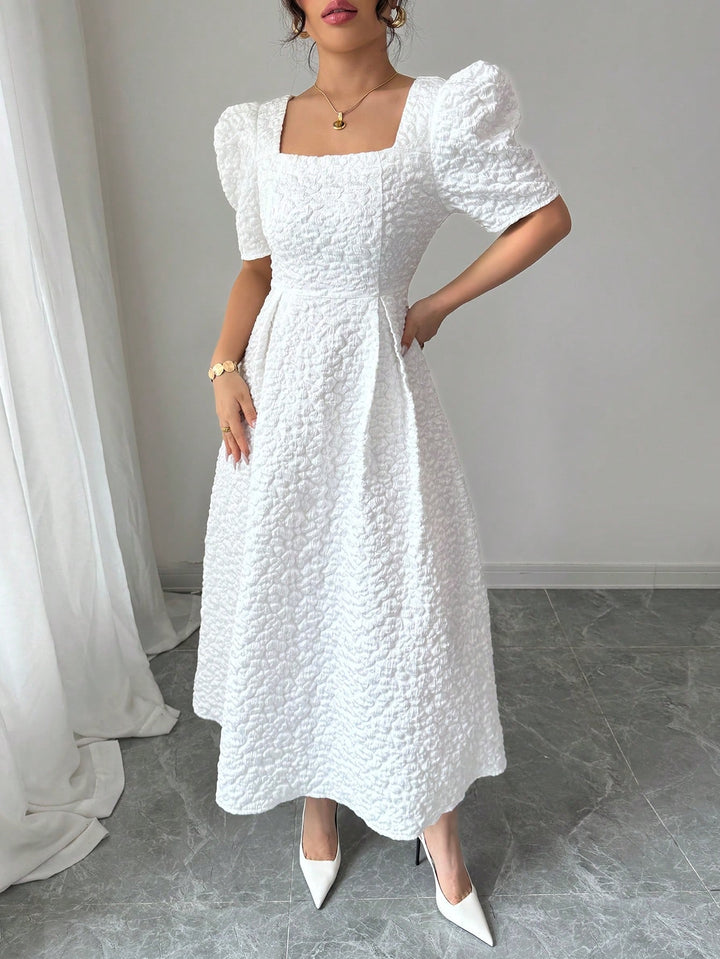 Rochie maxi SHEIN, alb