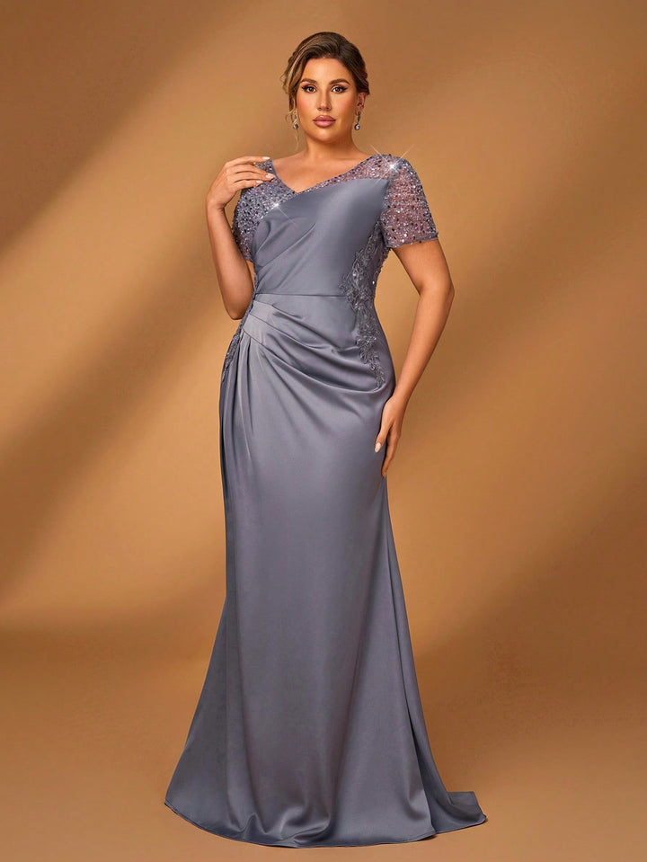 SHEIN maxi ruha, szürke