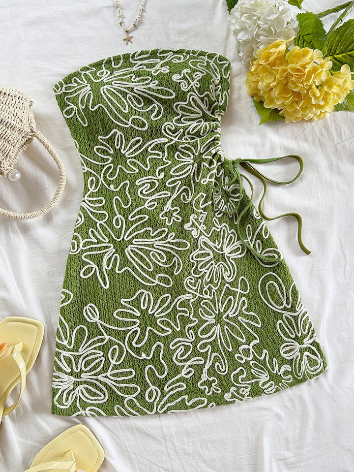 Rochie mini SHEIN, verde