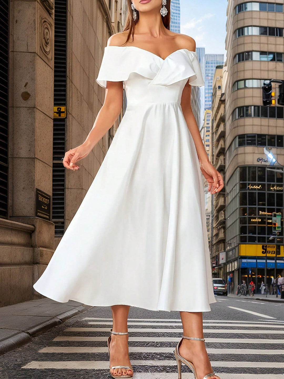 Rochie SHEIN, alb