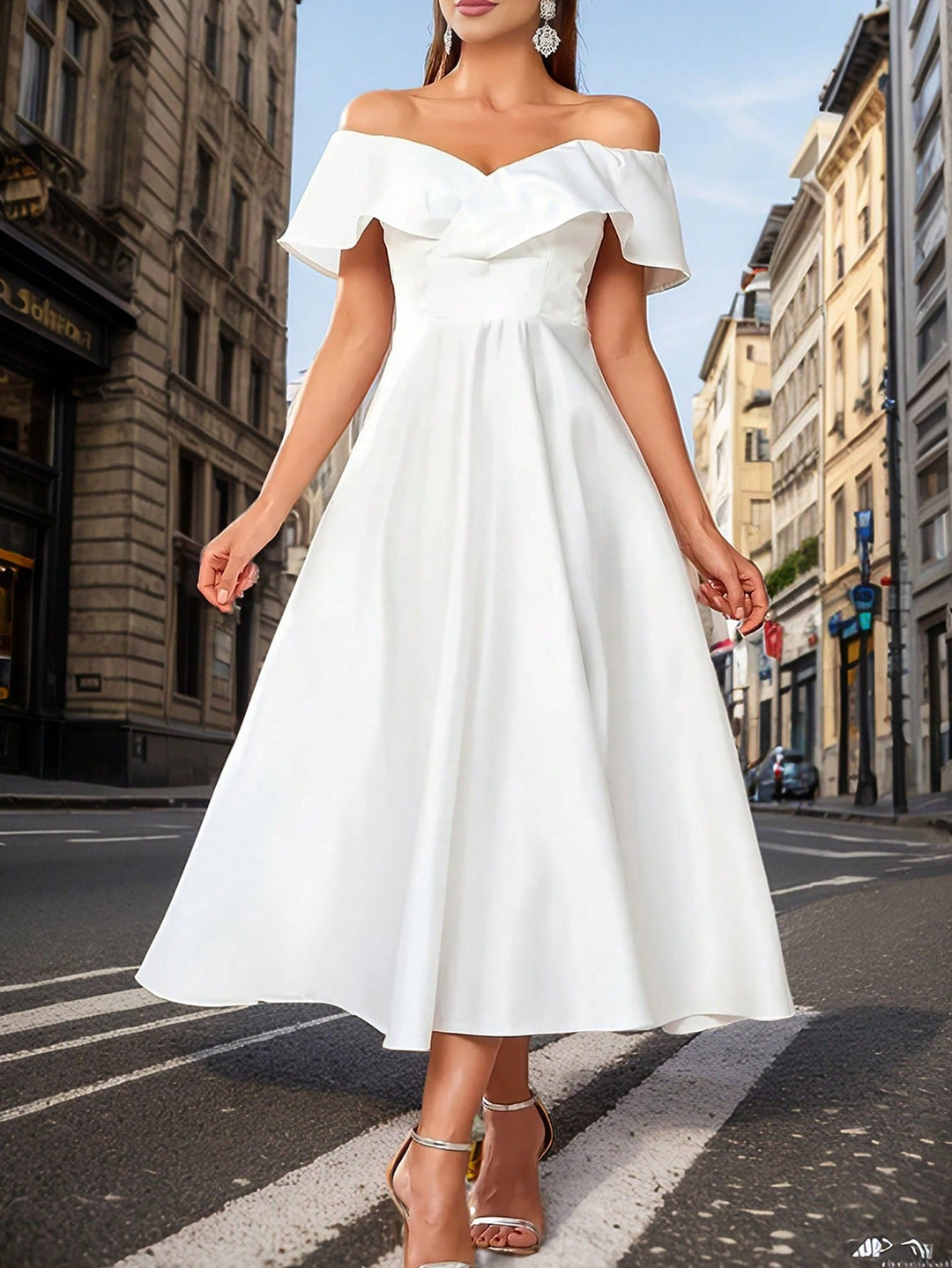 Rochie SHEIN, alb