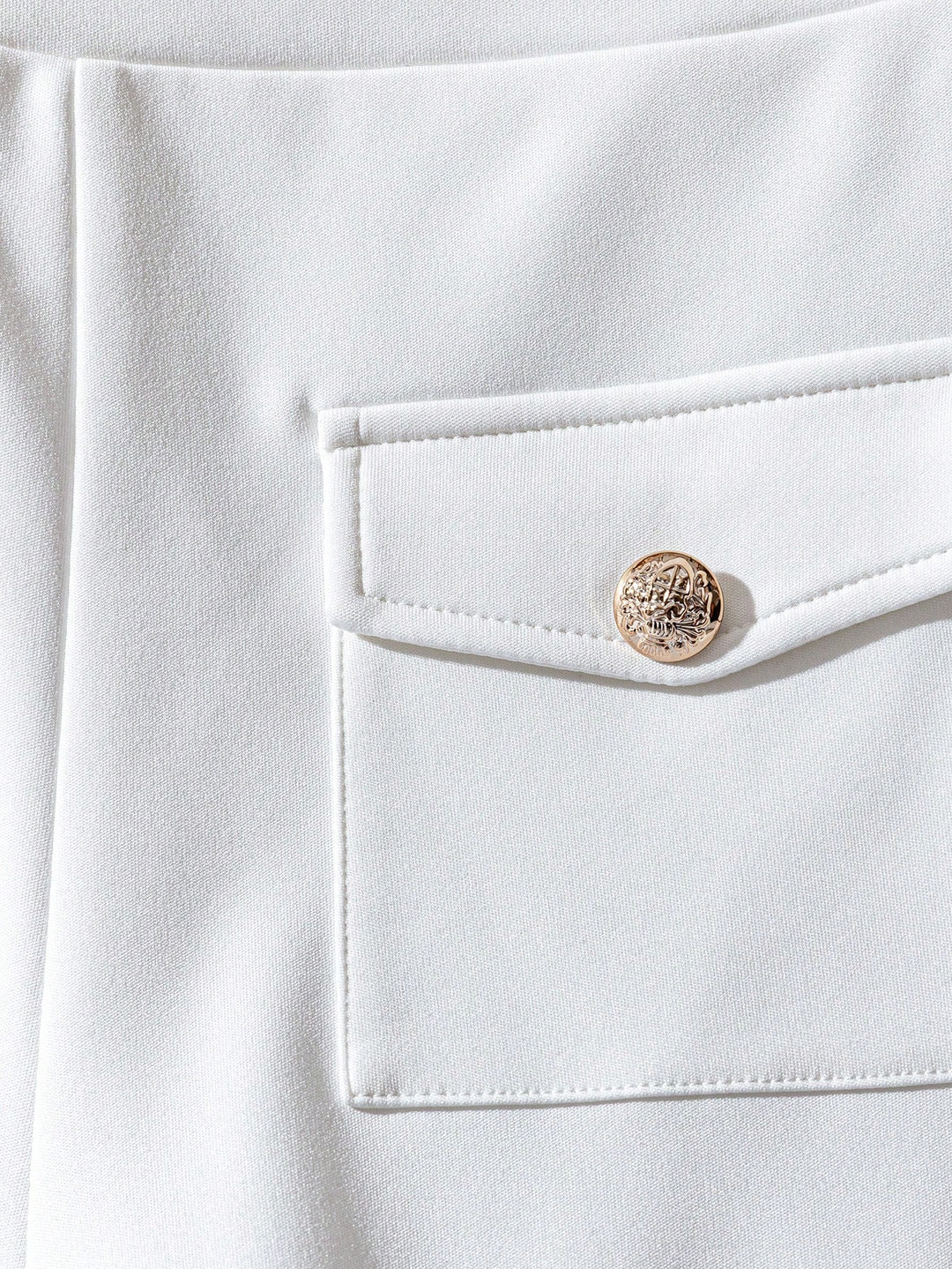 Pantaloni SHEIN, alb