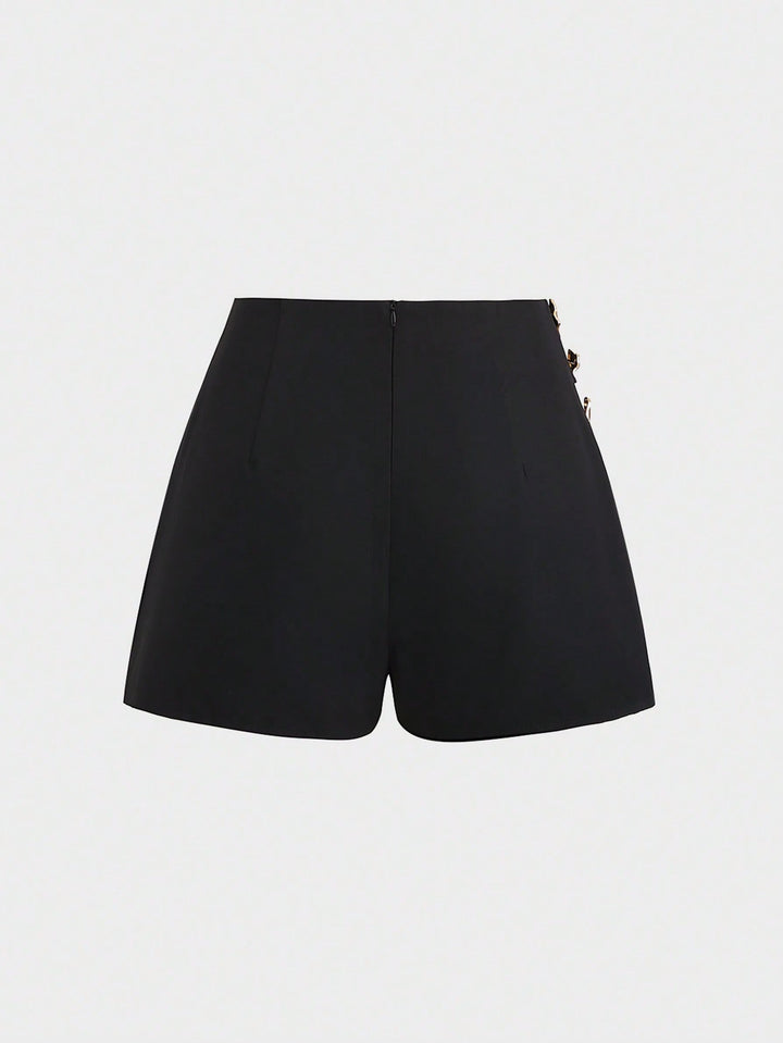 Pantaloni scurți SHEIN, negru