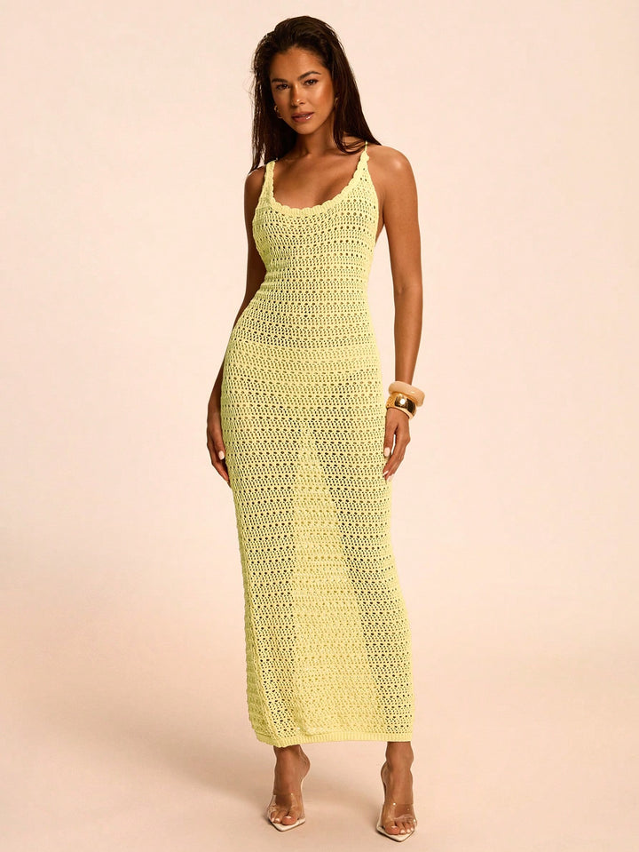 Rochie maxi SHEIN, galben