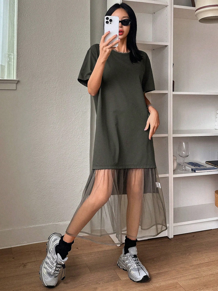 Rochie midi SHEIN, gri