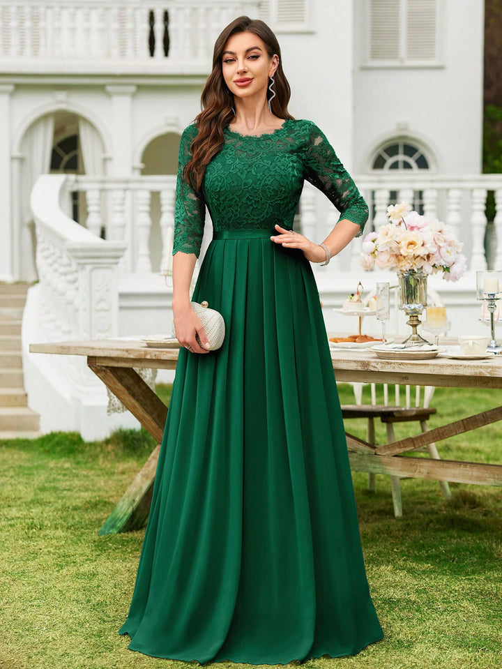 Rochie maxi SHEIN, verde