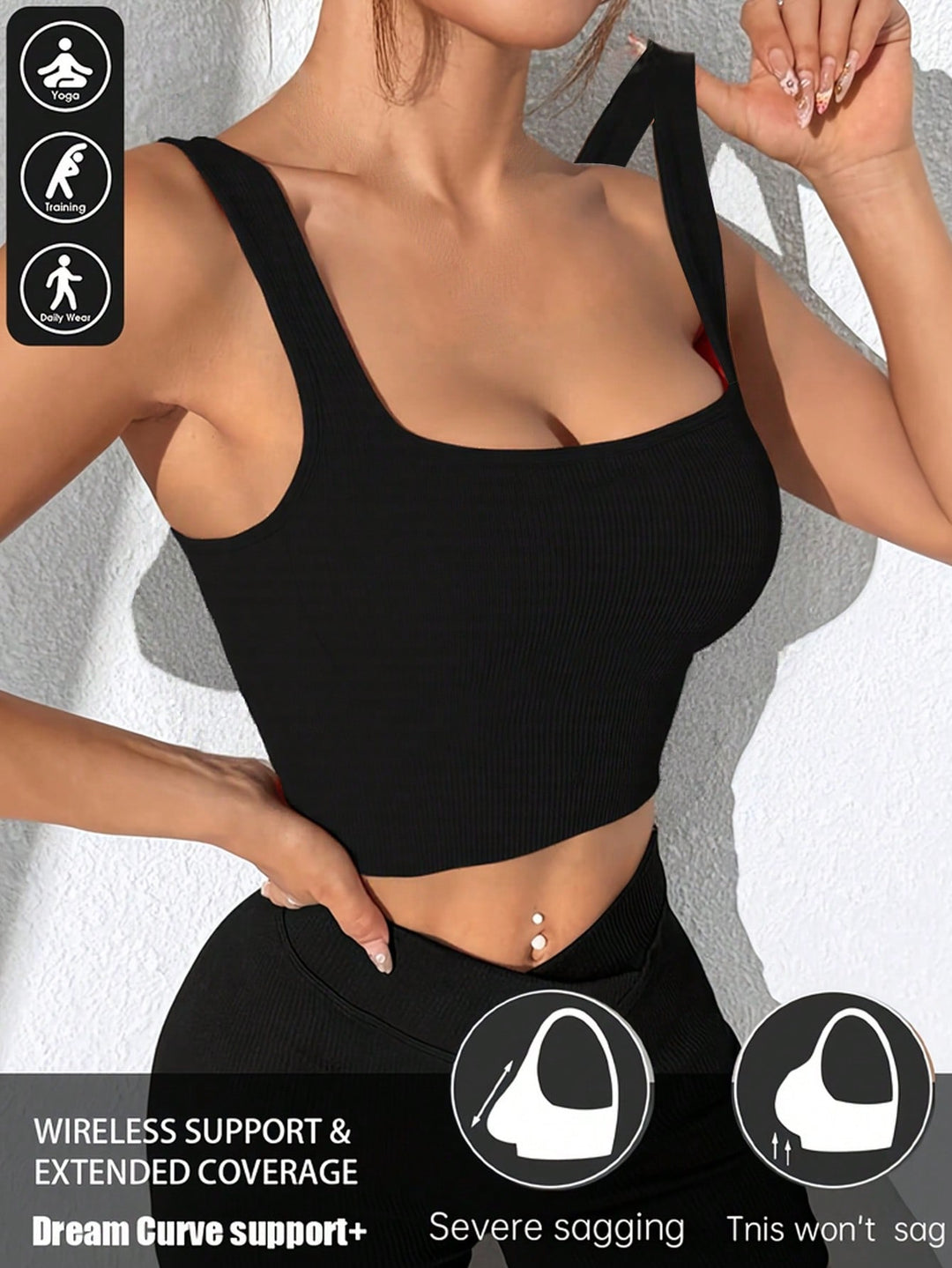 Tricou SHEIN, negru