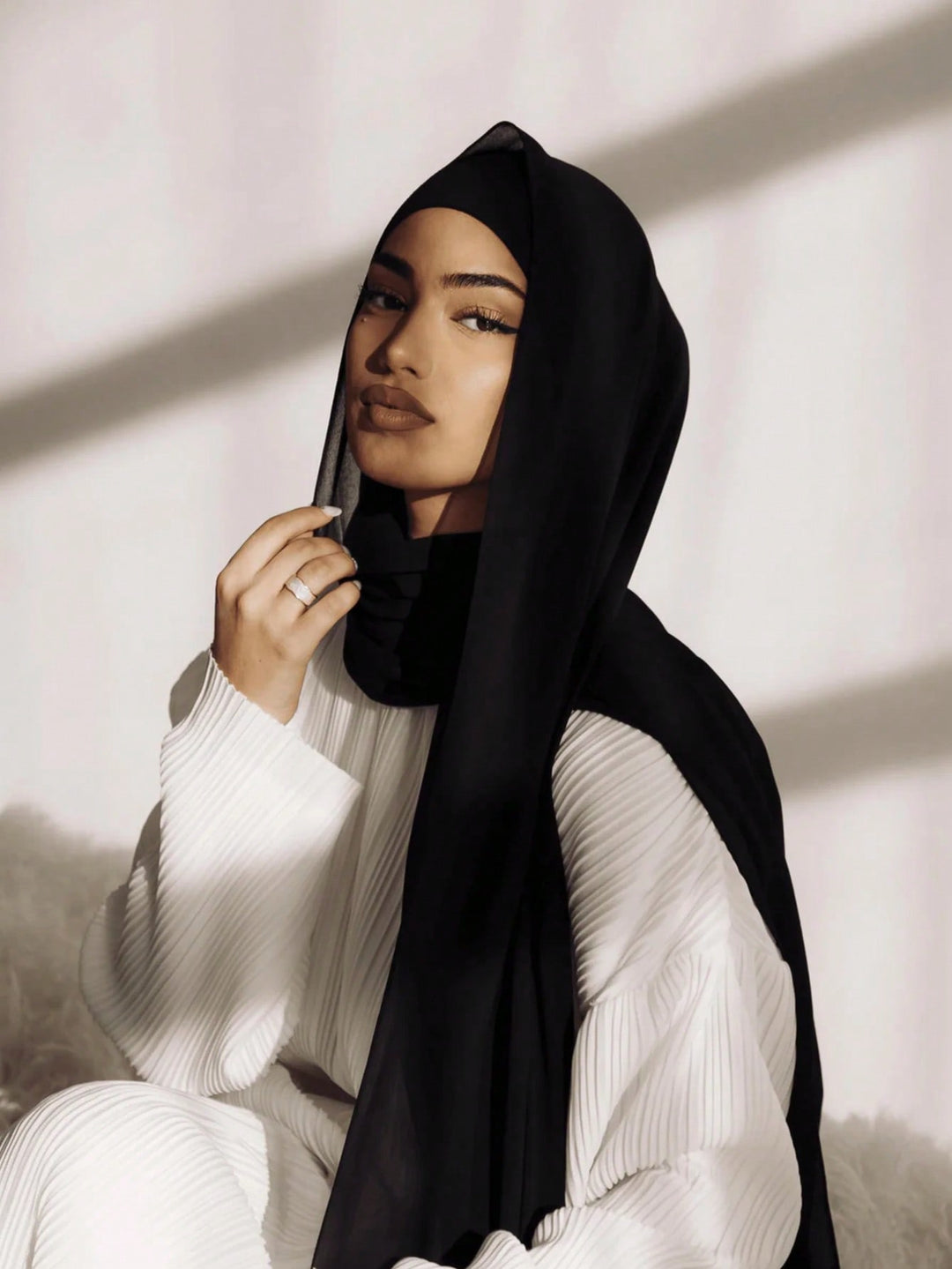 Hijab SHEIN, negru