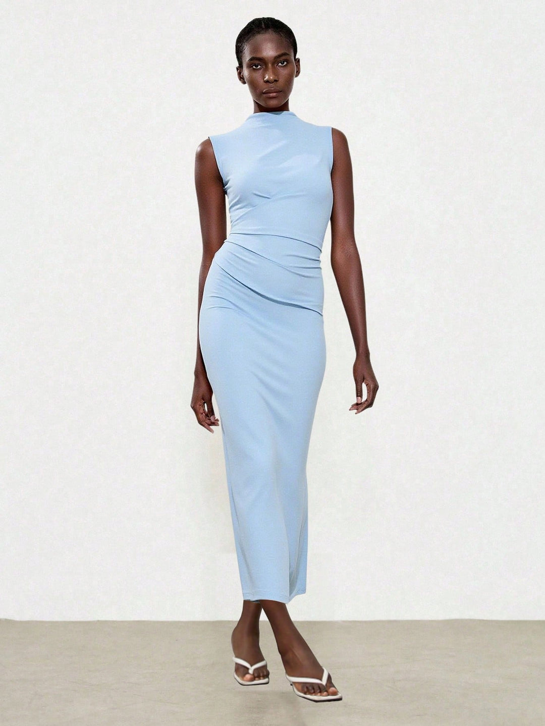 Rochie maxi SHEIN, albastru